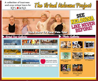 Kelowna Virtual Tours Gallery - "The Virtual Kelowna Project"